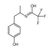 2,2,2-trifluoro-N-[1-(4-hydroxyphenyl)propan-2-yl]acetamide Structure