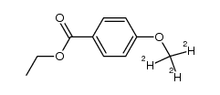 Ethyl 4-methoxybenzoate-d3 Structure