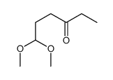 6,6-dimethoxyhexan-3-one Structure