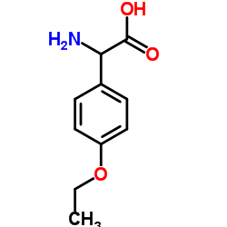 Amino(4-ethoxyphenyl)acetic acid Structure