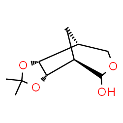 4,8-Methano-1,3-dioxolo[4,5-d]oxepin-5-ol,hexahydro-2,2-dimethyl-,(3aS,4R,8R,8aR)-(9CI)结构式