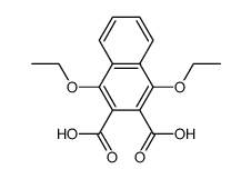 1,4-bis(ethyloxy)-2,3-naphthalenedicarboxylic acid结构式