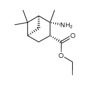 ethyl (1S,2S,3R,5S)-2-amino-2,6,6-trimethylbicyclo[3.1.1]heptane-3-carboxylate Structure