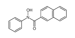 N-Phenyl-1-naphthohydroxamsaeure Structure