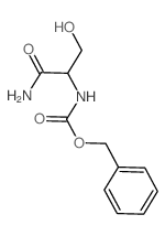 benzyl N-(1-carbamoyl-2-hydroxy-ethyl)carbamate Structure