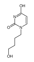 1-(4-hydroxybutyl)pyrimidine-2,4-dione Structure
