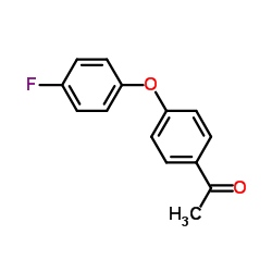 1-[4-(4-Fluorophenoxy)phenyl]ethanone Structure