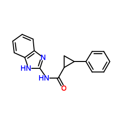 N-(1H-Benzimidazol-2-yl)-2-phenylcyclopropanecarboxamide Structure
