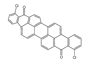 1,10-dichlorobenzo[rst]phenanthro[10,1,2-cde]pentaphene-9,18-dione结构式