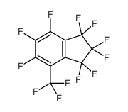 1,1,2,2,3,3,4,5,6-nonafluoro-7-(trifluoromethyl)indene结构式