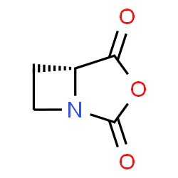3-Oxa-1-azabicyclo[3.2.0]heptane-2,4-dione,(5R)-(9CI)结构式