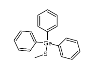 Thiomethyltriphenylgerman结构式