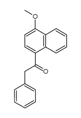 4-phenylacetyl-1-methoxynaphthalene Structure