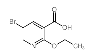 5-Bromo-2-ethoxynicotinic acid structure