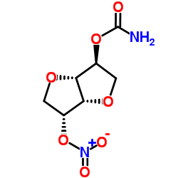 [(3S,3aR,6R,6aS)-6-nitrooxy-2,3,3a,5,6,6a-hexahydrofuro[3,2-b]furan-3-yl] carbamate Structure