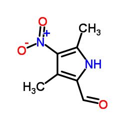 3,5-Dimethyl-4-nitro-1H-pyrrole-2-carbaldehyde Structure