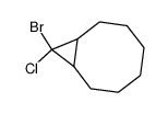9-Brom-9-chlor-bicyclo[6.1.0]nonan结构式