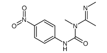 1-(C,N-dimethylcarbonimidoyl)-1-methyl-3-(4-nitrophenyl)urea Structure