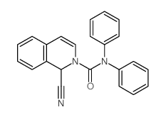 1-cyano-N,N-diphenyl-1H-isoquinoline-2-carboxamide Structure