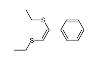 1,2-di(ethylthio)-1-phenylethene Structure