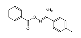 O-Benzoyl-p-methyl-benzamidoxim Structure