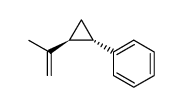 trans-(2-phenylisopropenyl)cyclopropane Structure