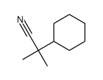 2-cyclohexyl-2-methylpropanenitrile Structure