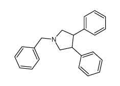 1-benzyl-3,4-diphenylpyrrolidine Structure