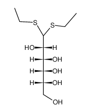 D-altrose diethyl dithioacetal结构式