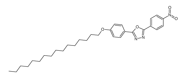 2-(4-hexadecoxyphenyl)-5-(4-nitrophenyl)-1,3,4-oxadiazole Structure