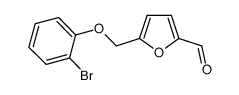5-((2-bromophenoxy)methyl)furan-2-carbaldehyde结构式