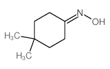 N-(4,4-DIMETHYLCYCLOHEXYLIDENE)HYDROXYLAMINE Structure