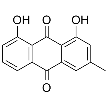 Chrysophanic acid Structure