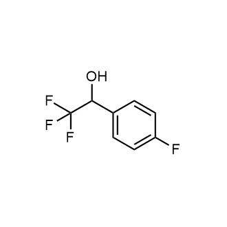 2,2,2-Trifluoro-1-(4-fluorophenyl)ethan-1-ol Structure
