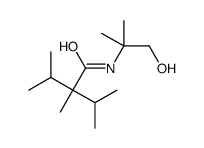 N-(2-hydroxy-1,1-dimethylethyl)-2-isopropyl-2,3-dimethylbutyramide结构式