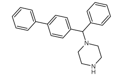 1-(BIPHENYL-4-YL-PHENYL-METHYL)-PIPERAZINE Structure
