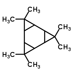 3,3,6,6,9,9-Hexamethyltetracyclo[6.1.0.02,4.05,7]nonane结构式