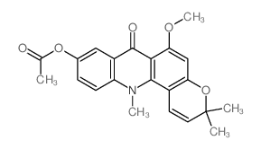 9-Acetoxyacronycine结构式