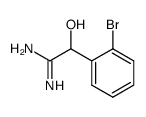 Benzeneethanimidamide,2-bromo--alpha--hydroxy- structure