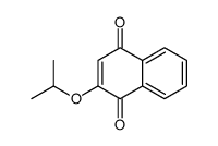 2-propan-2-yloxynaphthalene-1,4-dione结构式