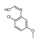 N-(2-chloro-5-methoxyphenyl)formamide结构式