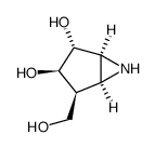 6-Azabicyclo[3.1.0]hexane-2,3-diol, 4-(hydroxymethyl)-, (1S,2R,3R,4S,5S)- (9CI)结构式