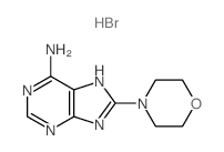 8-morpholin-4-yl-7H-purin-6-amine结构式