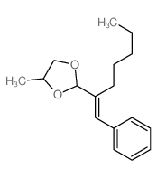 1,3-Dioxolane,4-methyl-2-[1-(phenylmethylene)hexyl]- picture