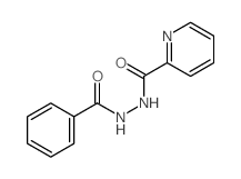 2-Pyridinecarboxylic acid, 2-benzoylhydrazide Structure