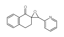 3'-pyridin-2-ylspiro[3,4-dihydronaphthalene-2,2'-oxirane]-1-one Structure