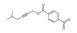 4-Nitro-benzoic acid 4-dimethylamino-but-2-ynyl ester Structure