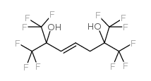 1,1,1,7,7,7-hexafluoro-2,6-bis(trifluoromethyl)hept-3-ene-2,6-diol Structure