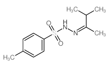 4-methyl-N-(3-methylbutan-2-ylideneamino)benzenesulfonamide结构式