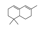 1,1,6-trimethyl-1,2,3,7,8,8a-hexahydro-naphthalene Structure